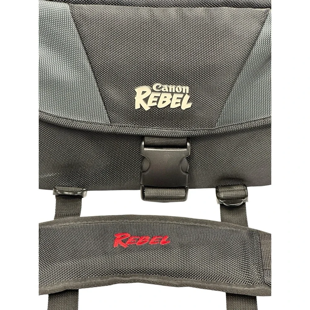 Canon Rebel Gadget Bag in Black - Photography DSLR Lens Protection excellent con